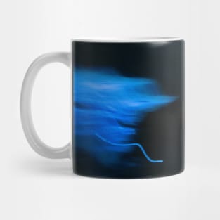 Blue blurry lights Mug